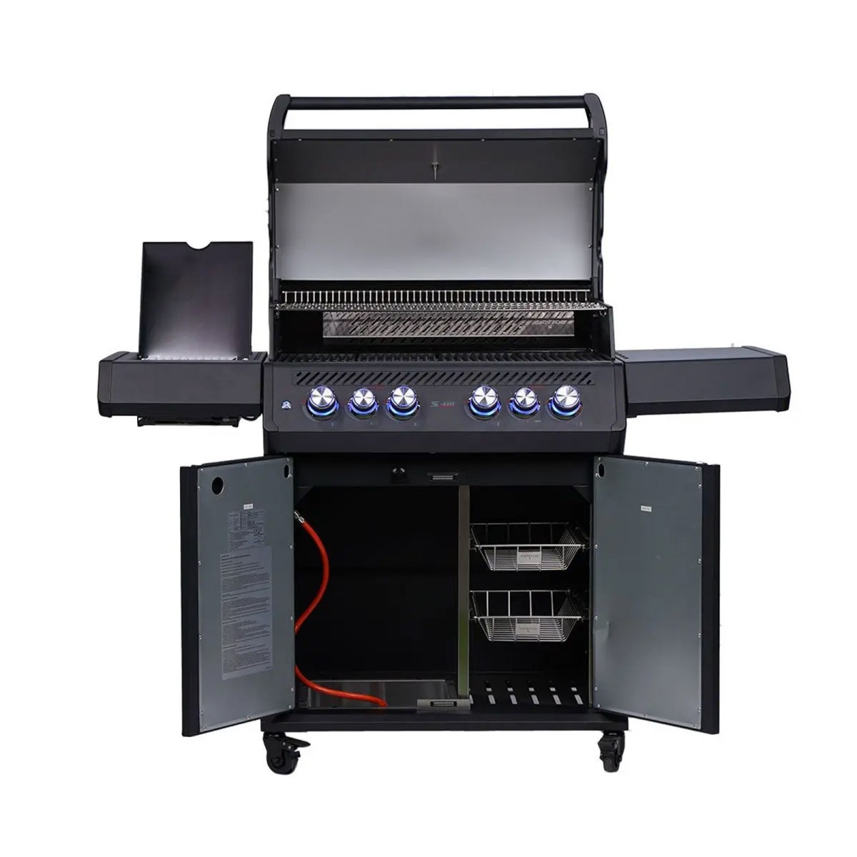 BARBECUE A GAS SANTOS S-418 PRO BLACK MATTE Santos Barbecue a gas | Il Mondo Del Barbecue