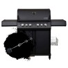 BARBECUE A GAS SANTOS S-418 PRO BLACK MATTE Santos Barbecue a gas | Il Mondo Del Barbecue BARBECUE A GAS SANTOS S-418 PRO BLACK MATTE Santos Barbecue a gas | Il Mondo Del Barbecue