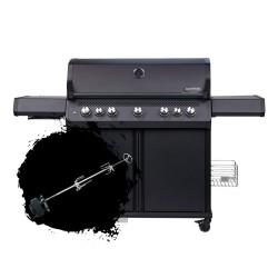 BARBECUE A GAS SANTOS S-518 PRO BLACK MATTE Santos Barbecue a gas | Il Mondo Del Barbecue