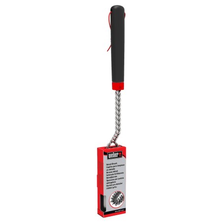 SPAZZOLA PER GRIGLIA, 46 CM, CON SETOLE IN ACCIAIO
