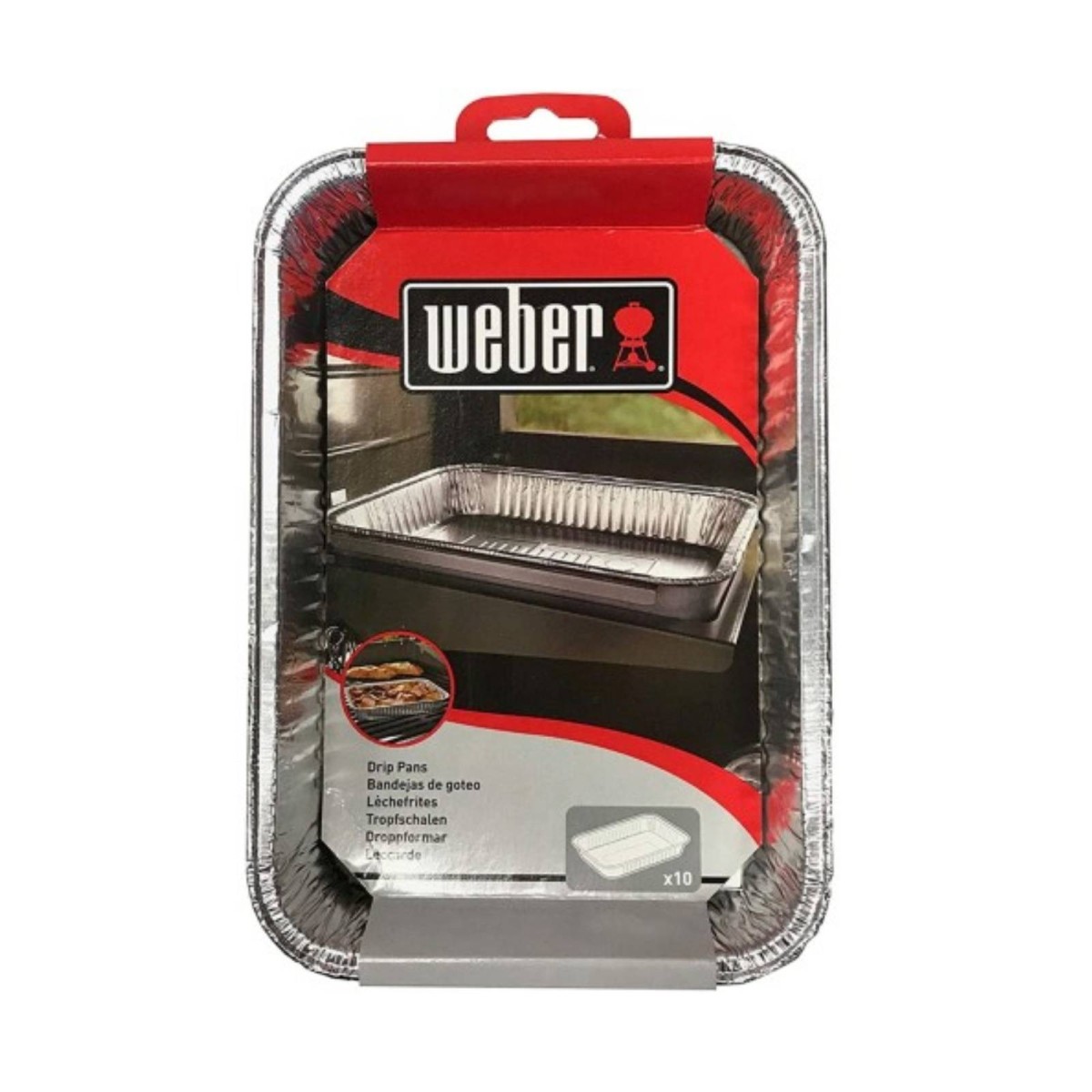 VASCHETTE IN ALLUMINIO WEBER PER BARBECUE A GAS VASCHETTE IN ALLUMINIO WEBER PER BARBECUE A GAS
