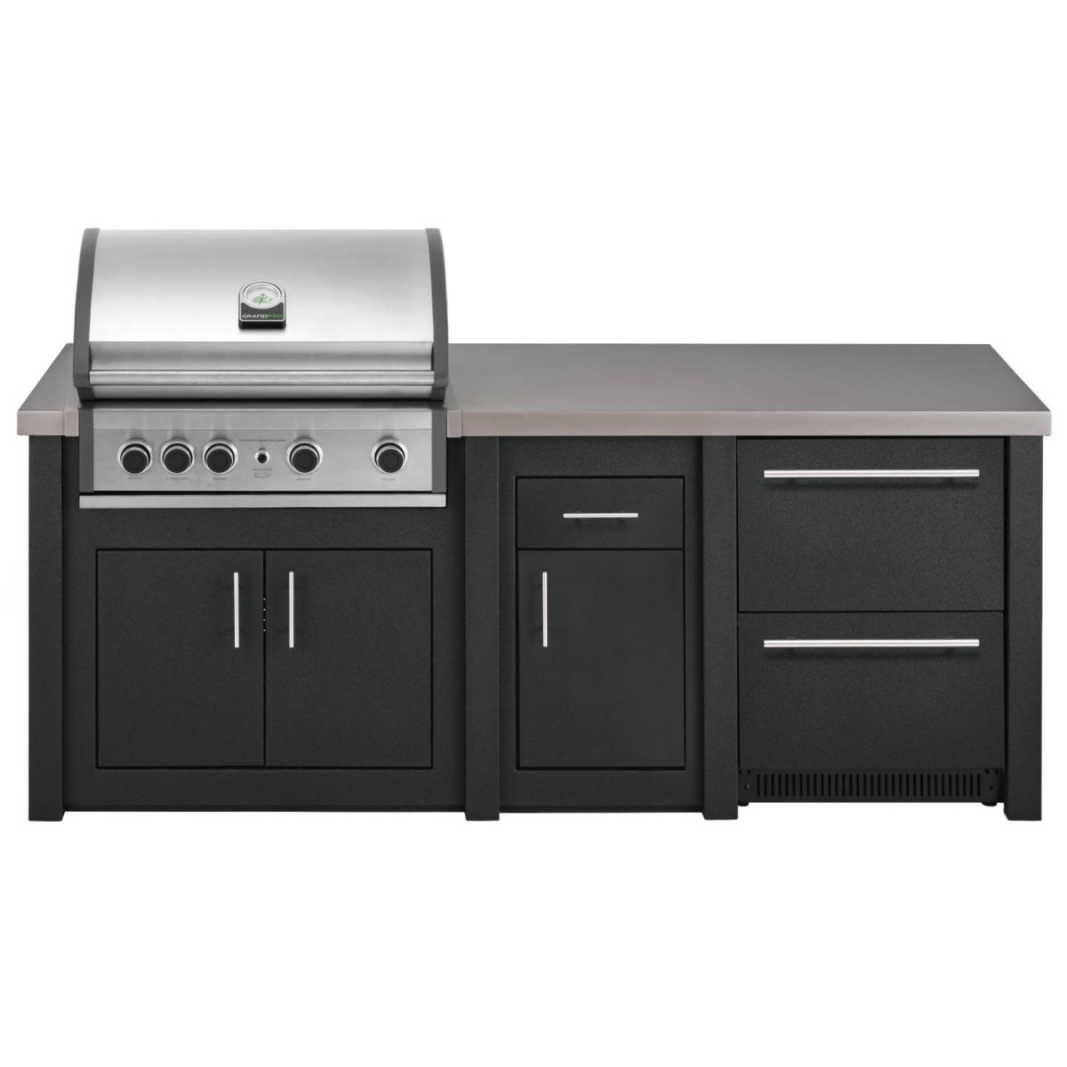 CUCINA DA ESTERNO GRANDPRO ALUKITCHEN CON BBQ PRO ELITE SERVIZI E FRIGORIFERO CUCINA DA ESTERNO GRANDPRO ALUKITCHEN CON BBQ PRO ELITE SERVIZI E FRIGORIFERO