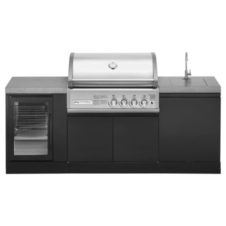 CUCINA DA ESTERNO GRANDPRO CROSSRAY 215 CON LAVELLO E FRIGORIFERO Cucine da esterno | Il Mondo Del Barbecue