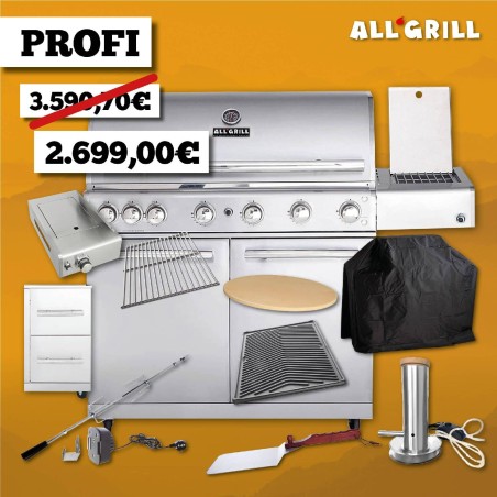 ALLGRILL CHEF XL ANNIVERSARY PACK PROFI AllGrill Barbecue a gas | Il Mondo Del Barbecue