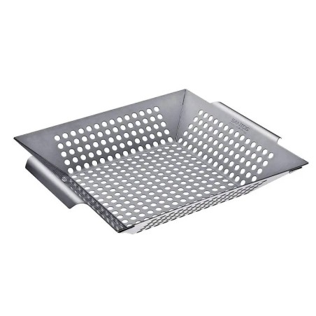 CESTELLO PER VERDURE / GRILL WOK SANTOS L | Il Mondo Del Barbecue