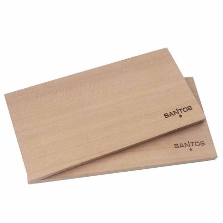 TAGLIERE IN CEDRO PER AFFUMICATURA SANTOS 30 x 15 CM | Il Mondo Del Barbecue
