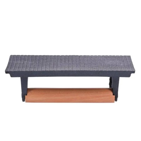 PRESSA PER CARNE IN GHISA CON MANICO IN LEGNO SANTOS | Il Mondo Del Barbecue