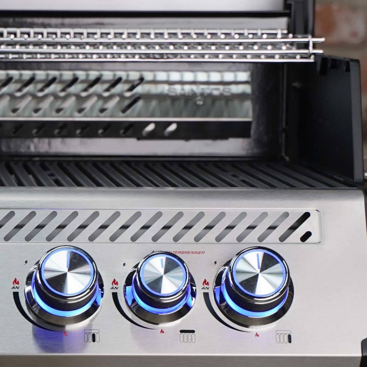 BARBECUE DA INCASSO/APPOGGIO SANTOS FREE S-510 PRO INOX Santos Barbecue a gas | Il Mondo Del Barbecue