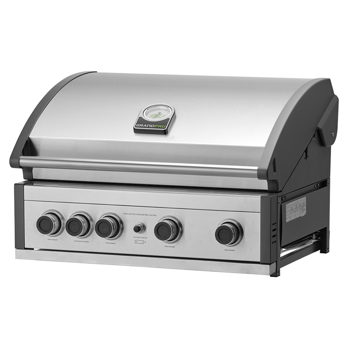 GRANDPRO PRO ELITE 4 DA INCASSO / APPOGGIO METANO Grandpro Barbecue a gas | Il Mondo Del Barbecue