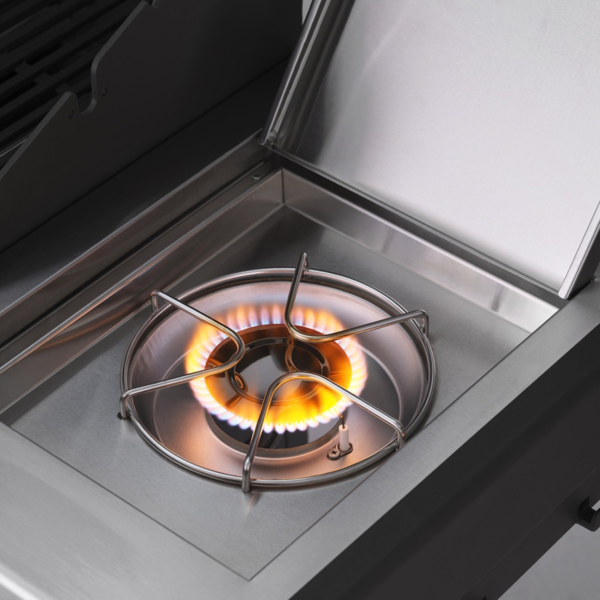 GRANDPRO PRO ELITE CON CARRELLO METANO Barbecue a gas | Il Mondo Del Barbecue