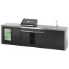CUCINA DA ESTERNO GRANDPRO G4+ 299 WATERFALL SERIES CON LAVELLO E FRIGO | Il Mondo del Barbecue CUCINA DA ESTERNO GRANDPRO G4+ 299 WATERFALL SERIES CON LAVELLO E FRIGO | Il Mondo del Barbecue