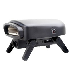 FORNO PIZZA SANTOS O-140 NERO CON MOTORE | Il Mondo Del Barbecue