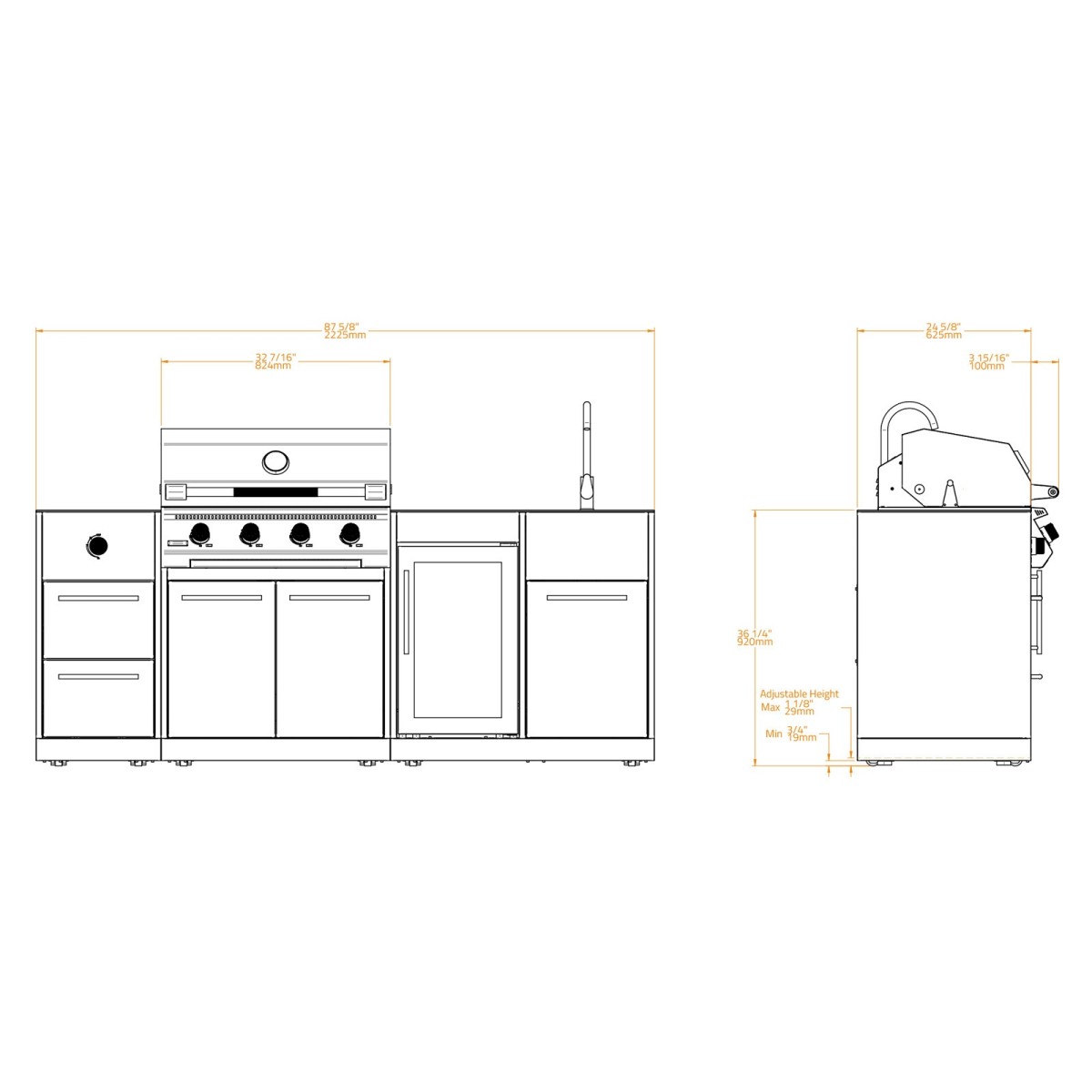 CUCINA DA ESTERNO BRABURA LITE 400 | Il Mondo del Barbecue