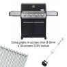 BARBECUE A GAS SANTOS S-418 NERO-PACK Santos Barbecue a gas | Il Mondo Del Barbecue BARBECUE A GAS SANTOS S-418 NERO-PACK Santos Barbecue a gas | Il Mondo Del Barbecue