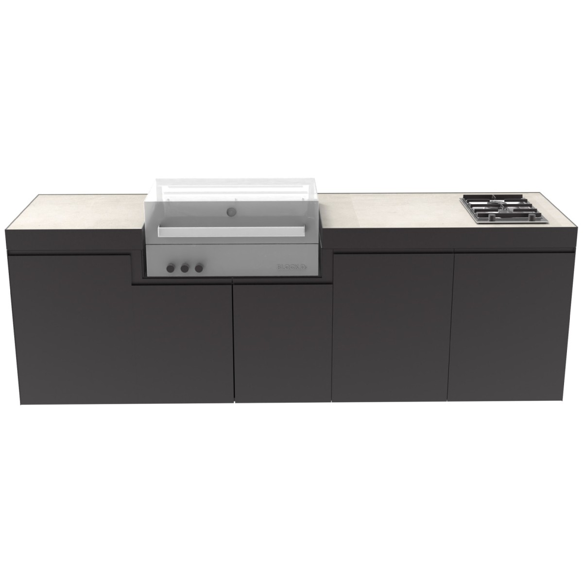 CUCINA DA ESTERNO DOMELUX DE02 | Il Mondo del Barbecue