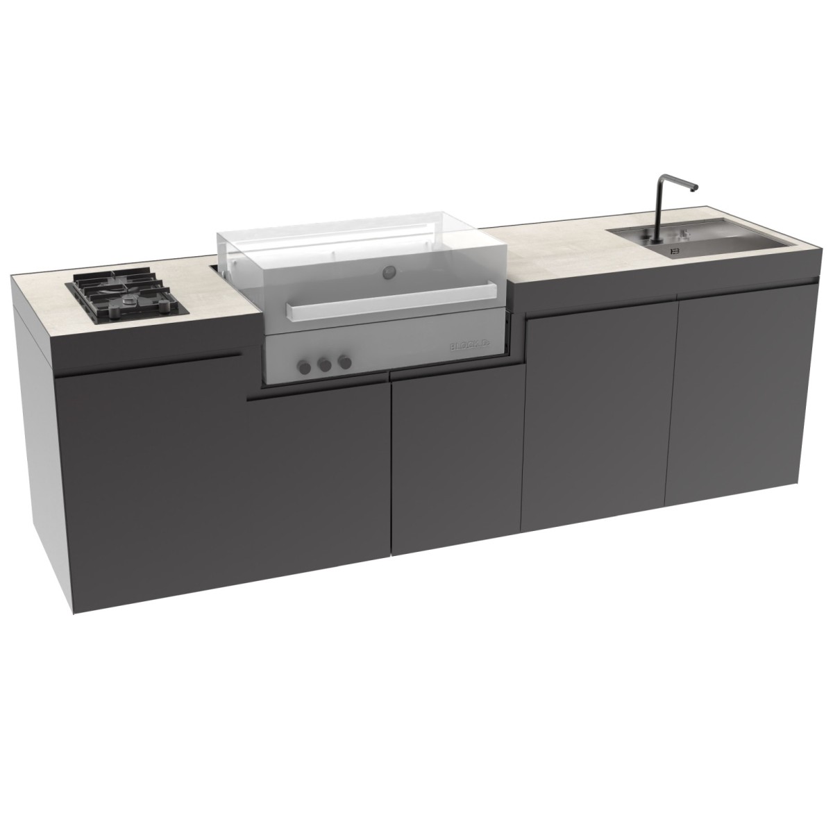 CUCINA DA ESTERNO DOMELUX DE03 | Il Mondo del Barbecue