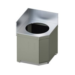 MODULO ANGOLARE KAMADO SALVIA | Il Mondo Del Barbecue