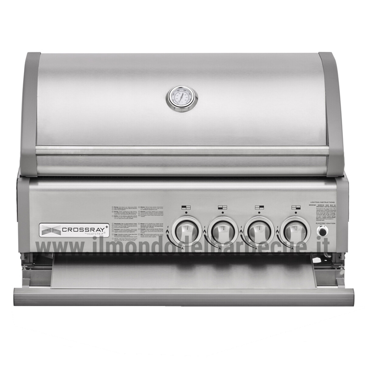 BARBECUE A INFRAROSSI A GAS CROSSRAY DA INCASSO 4 BURNER