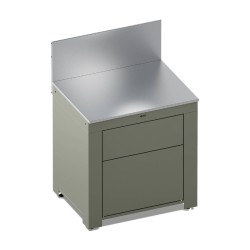 MODULO PIANO DI LAVORO CON CASSETTI SALVIA  | Il Mondo Del Barbecue