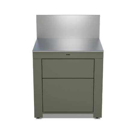 MODULO PIANO DI LAVORO CON CASSETTI SALVIA  | Il Mondo Del Barbecue