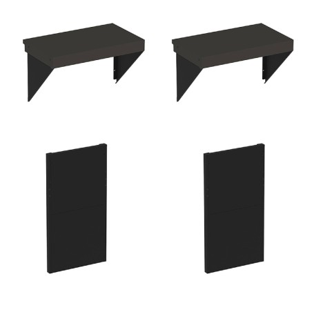 MODULO KIT PIANO BAR FELIX 120 GRIGIO SCURO Eno Piastre in ghisa smaltata | Il Mondo Del Barbecue