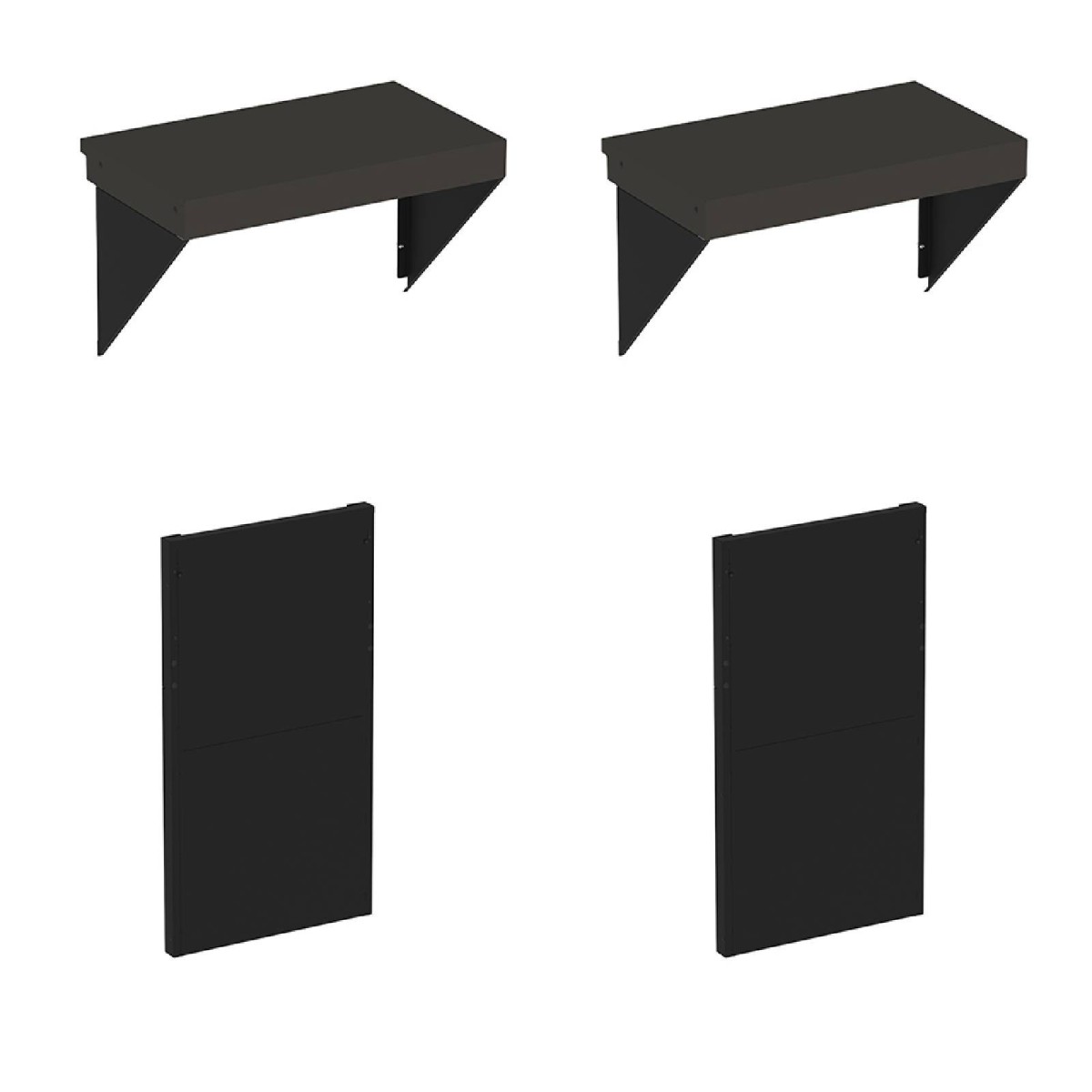 MODULO KIT PIANO BAR FELIX 120 GRIGIO SCURO Eno Piastre in ghisa smaltata | Il Mondo Del Barbecue