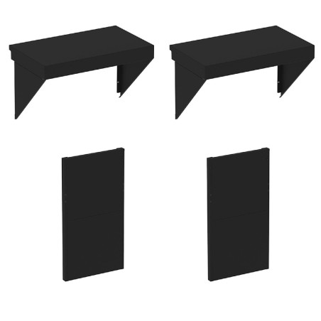 MODULO KIT PIANO BAR FELIX 120 NERO Eno Piastre in ghisa smaltata | Il Mondo Del Barbecue