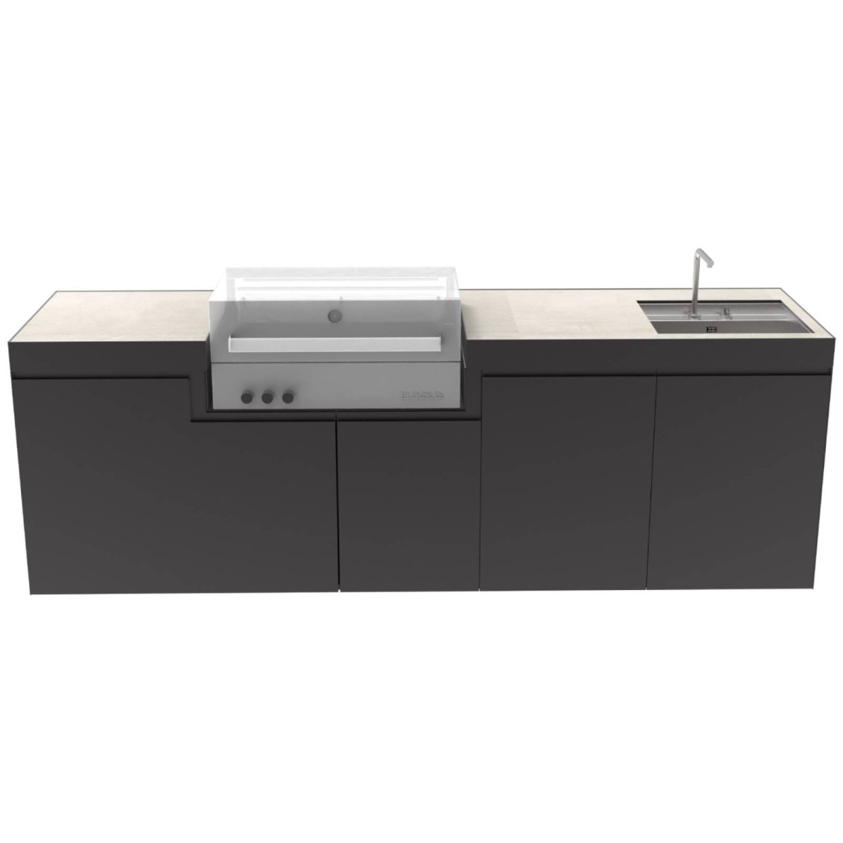 CUCINA DA ESTERNO DOMELUX DE05 | Il Mondo del Barbecue