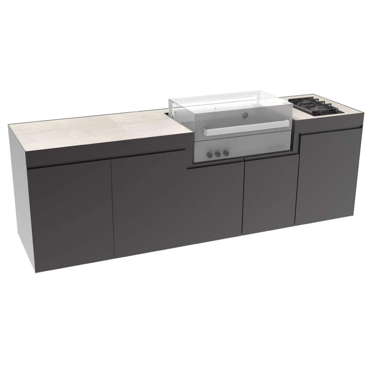 CUCINA DA ESTERNO DOMELUX DE07 | Il Mondo del Barbecue