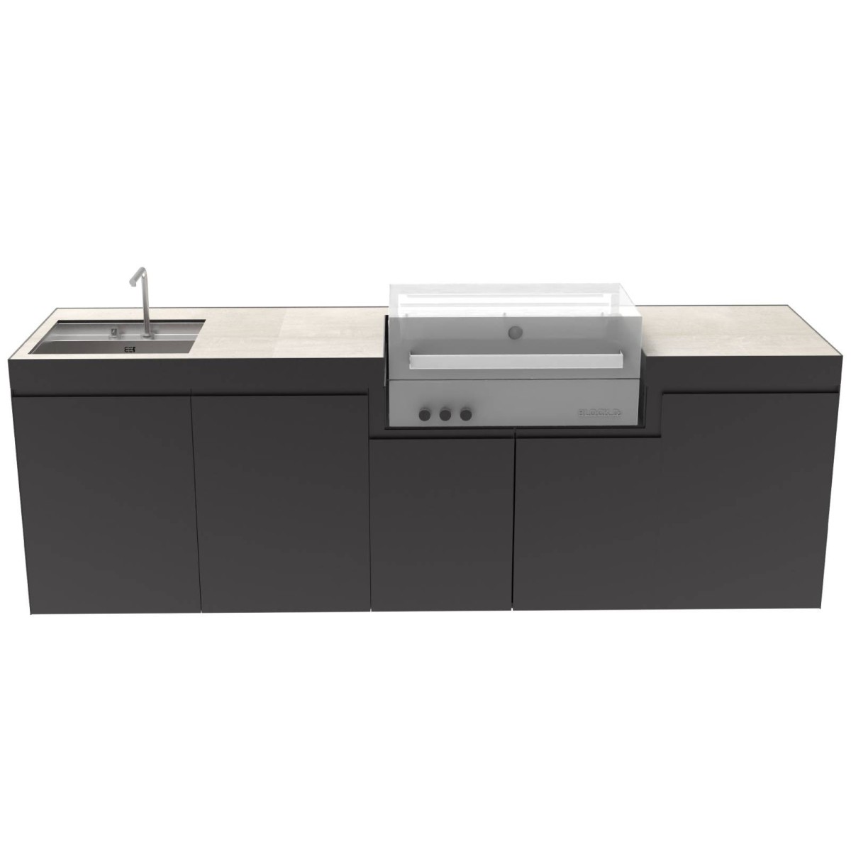 CUCINA DA ESTERNO DOMELUX DE15 | Il Mondo del Barbecue