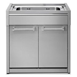 STEEL LAVELLO IN ACCIAIO INOX 90CM G9S-L1