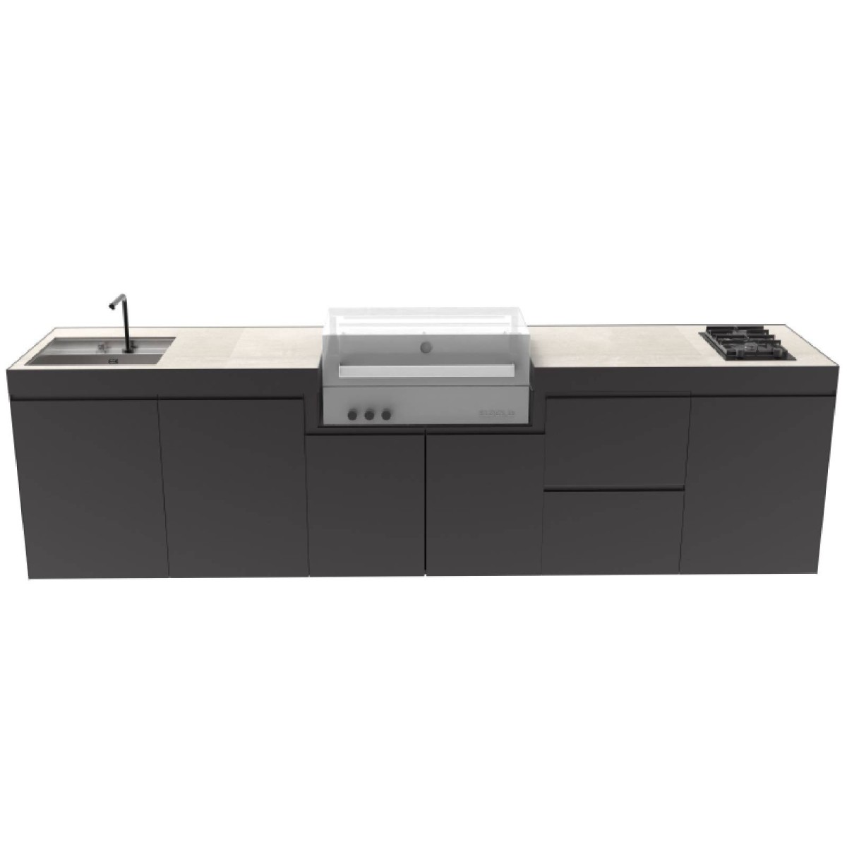 CUCINA DA ESTERNO DOMELUX DX01 | Il Mondo del Barbecue