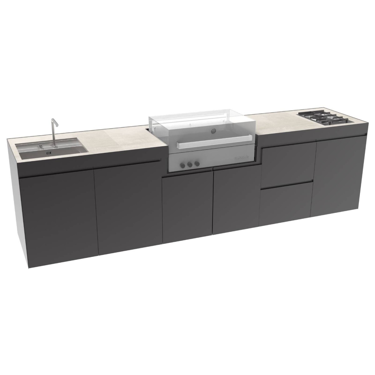 CUCINA DA ESTERNO DOMELUX DX02 | Il Mondo del Barbecue