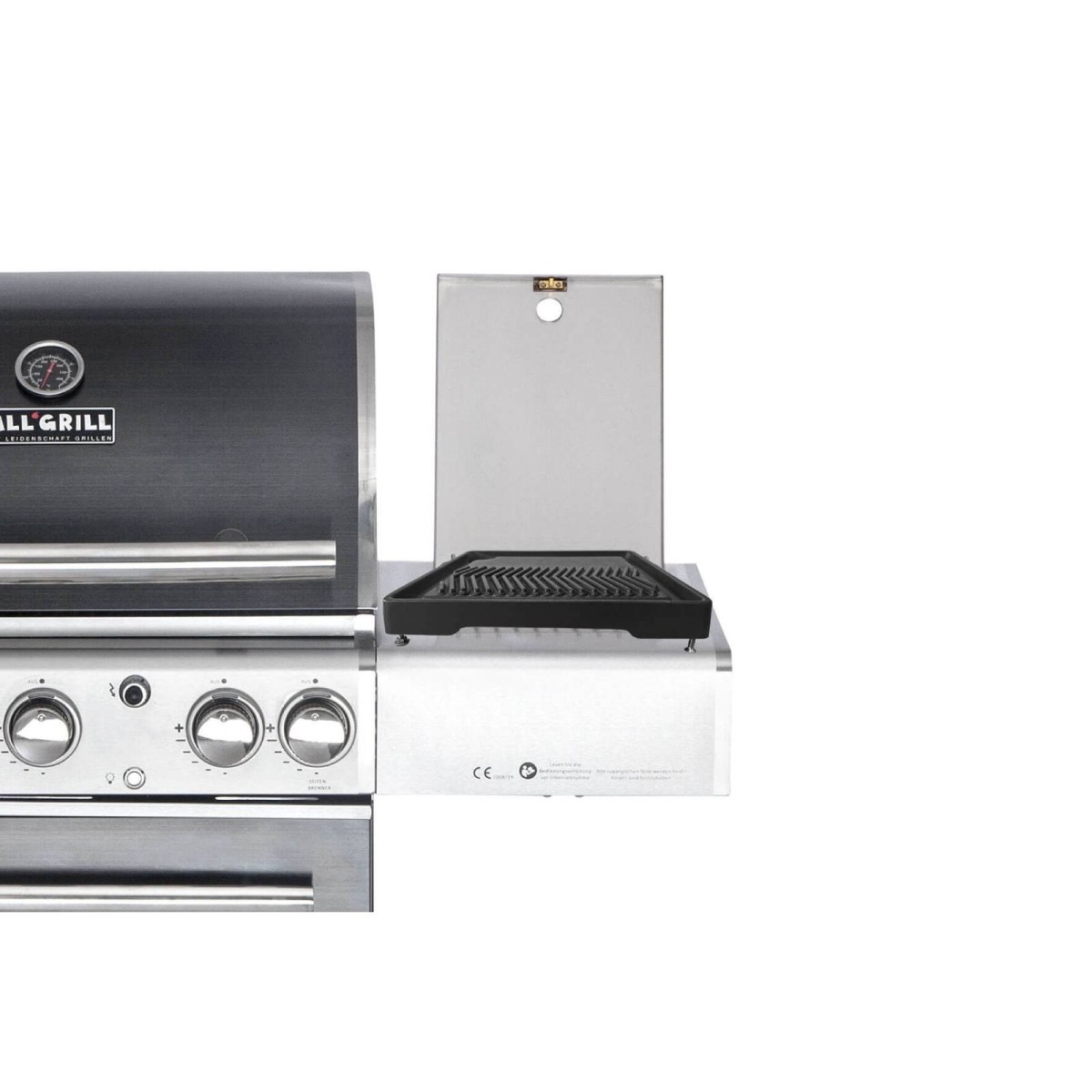 PIASTRA IN GHISA PER FORNELLO LATERALE AllGrill Accessori | Il Mondo Del Barbecue