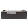 CUCINA DA ESTERNO DOMELUX DE03 - MODULO BARBECUE 120 CM | Il Mondo del Barbecue