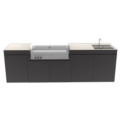 CUCINA DA ESTERNO DOMELUX DE05 - MODULO BARBECUE 120 CM | Il Mondo del Barbecue