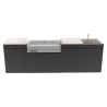 CUCINA DA ESTERNO DOMELUX DE05 - MODULO BARBECUE 120 CM | Il Mondo del Barbecue