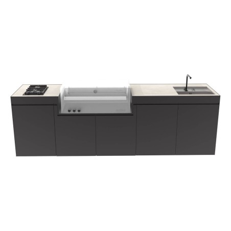 CUCINA DA ESTERNO DOMELUX DE09 - MODULO BARBECUE 120 CM | Il Mondo del Barbecue