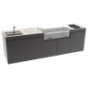 CUCINA DA ESTERNO DOMELUX DE13 - MODULO BARBECUE 120 CM | Il Mondo del Barbecue