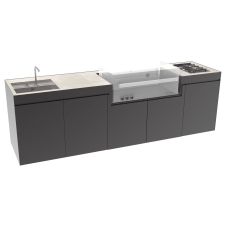 CUCINA DA ESTERNO DOMELUX DE14 - MODULO BARBECUE 120 CM | Il Mondo del Barbecue
