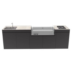 CUCINA DA ESTERNO DOMELUX DE14 - MODULO BARBECUE 120 CM | Il Mondo del Barbecue