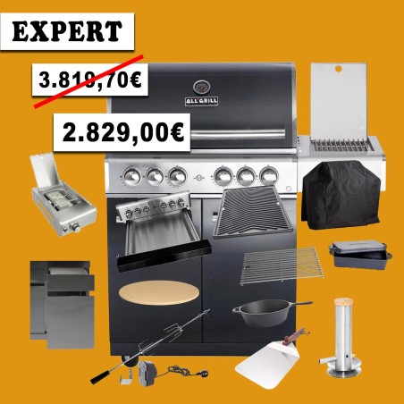 ALLGRILL CHEF L BLACK ANNIVERSARY PACK EXPERT AllGrill Barbecue a gas | Il Mondo Del Barbecue
