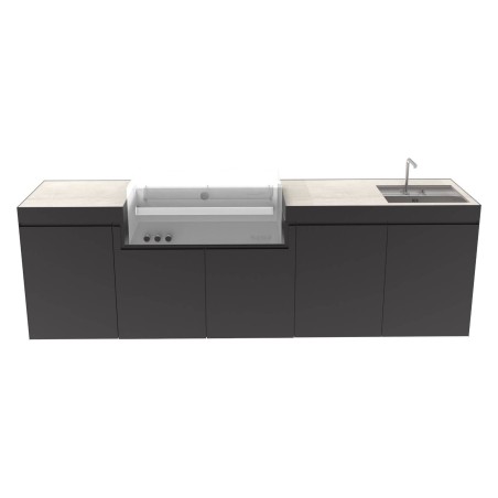 CUCINA DA ESTERNO DOMELUX DE16 - MODULO BARBECUE 120 CM | Il Mondo del Barbecue