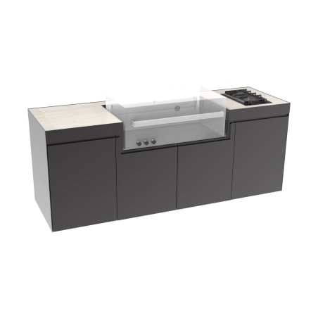CUCINA DA ESTERNO DOMELUX LX04 - MODULO BARBECUE 120 CM | Il Mondo del Barbecue