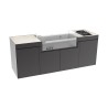 CUCINA DA ESTERNO DOMELUX LX04 - MODULO BARBECUE 120 CM | Il Mondo del Barbecue