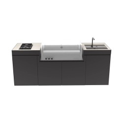 CUCINA DA ESTERNO DOMELUX LX06 - MODULO BARBECUE 120 CM | Il Mondo del Barbecue