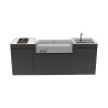 CUCINA DA ESTERNO DOMELUX LX06 - MODULO BARBECUE 120 CM | Il Mondo del Barbecue