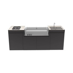CUCINA DA ESTERNO DOMELUX LX07 - MODULO BARBECUE 120 CM | Il Mondo del Barbecue