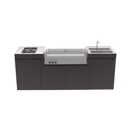 CUCINA DA ESTERNO DOMELUX LX07 - MODULO BARBECUE 120 CM | Il Mondo del Barbecue