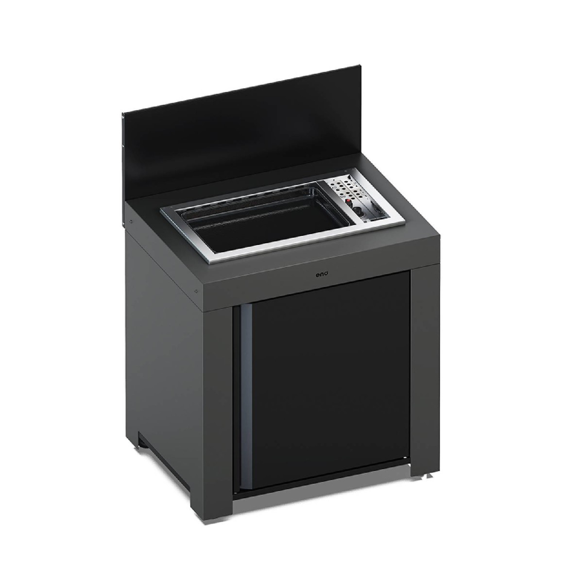 MODULO PER PLANCHA TRIBU GRIGIO SCURO Eno Piastre in ghisa smaltata | Il Mondo Del Barbecue